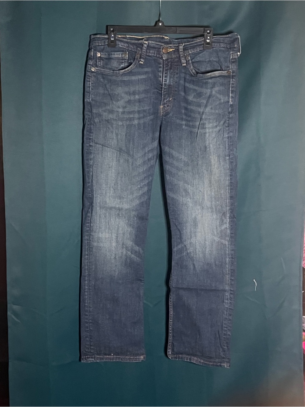 Men's Levi jeans Dark Blue and Straight-Leg Jeans